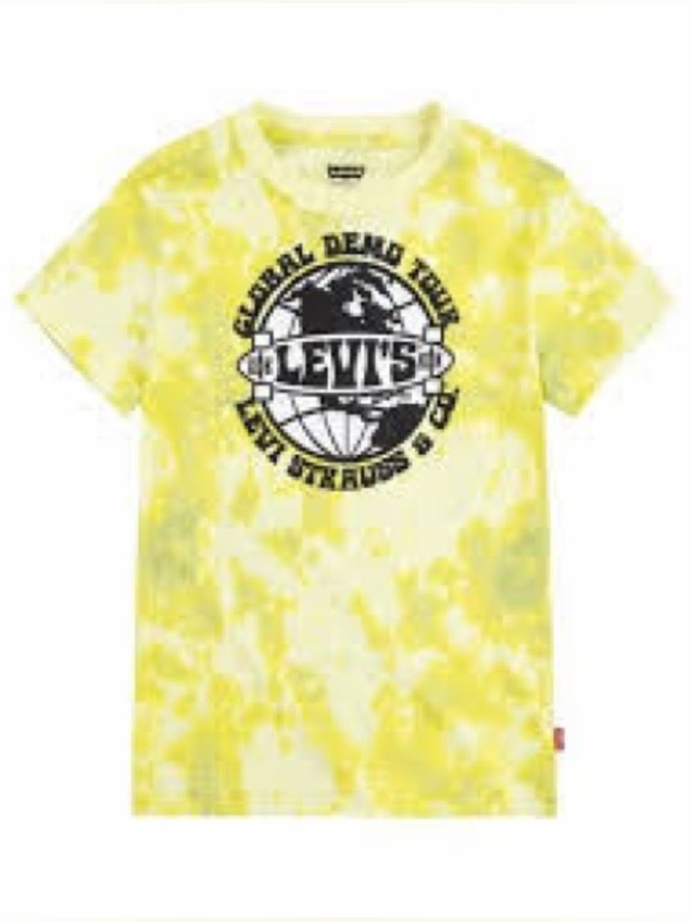 Levi's Yellow Tie-Dye Logo T-Shirt